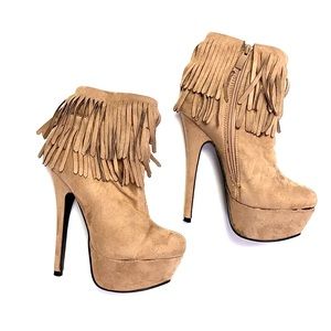 Fringe Ankle Boots